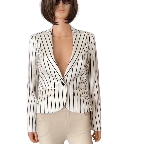 NWOT Lauren Ralph Lauren cotton silk striped blaze